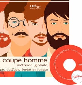 Formation pour apprendre à couper les cheveux et tailler les barbes des hommes. Livre et DVD par Culture Coiffure