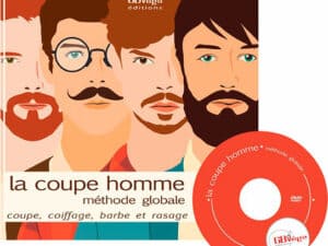 Formation pour apprendre à couper les cheveux et tailler les barbes des hommes. Livre et DVD par Culture Coiffure