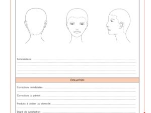 Fiche technique pour couper les cheveux gratuite par Culture Coiffure