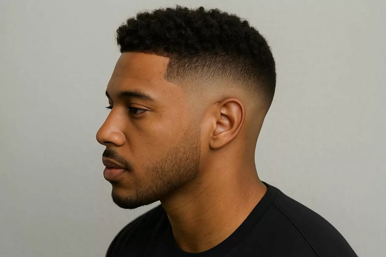 cheveux afro homme