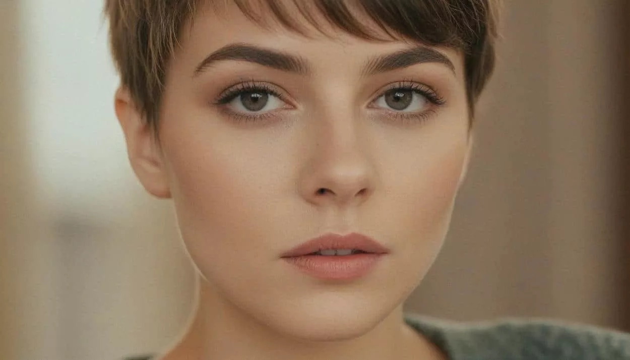 coupe courte visage rond
