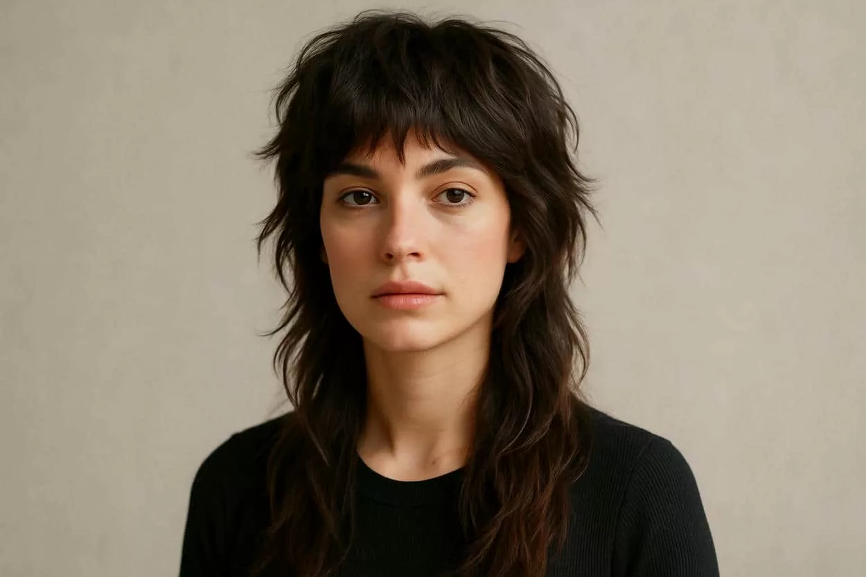 shaggy wolf cut