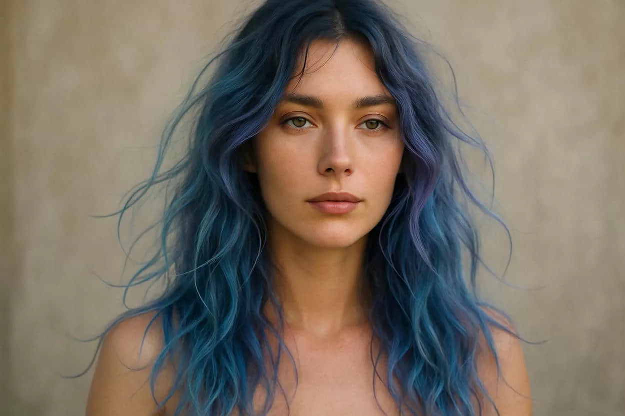 Siren hair bleu