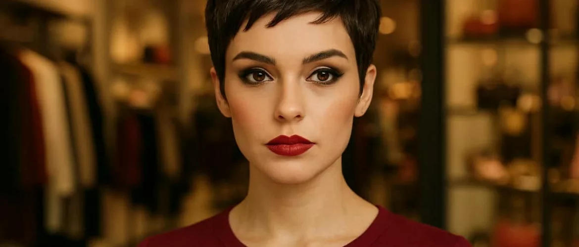 pixie texturé brune