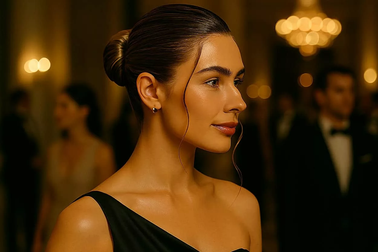 updo cérémonie