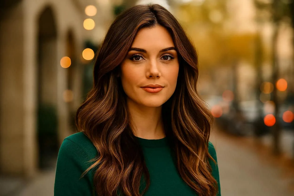 hair painting coloration automnale