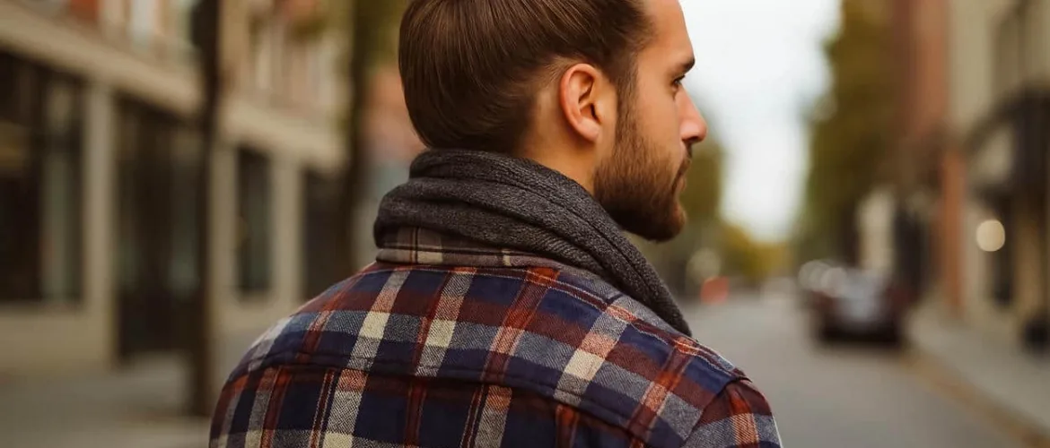 man bun lisse