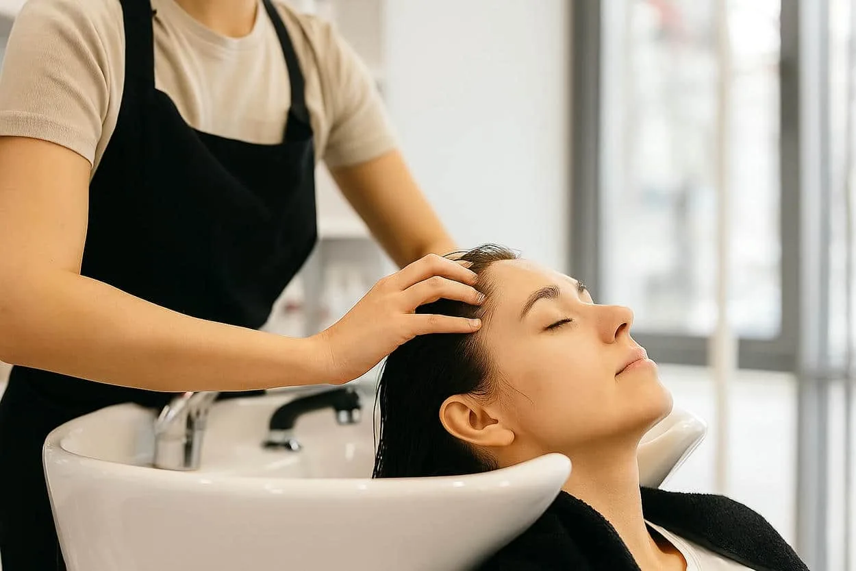 massage cuir chevelu perte cheveux