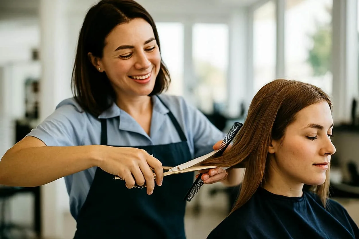 coupe en salon