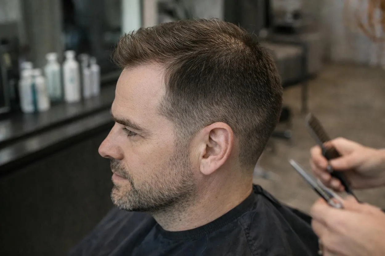 coupe pour calvitie naissante