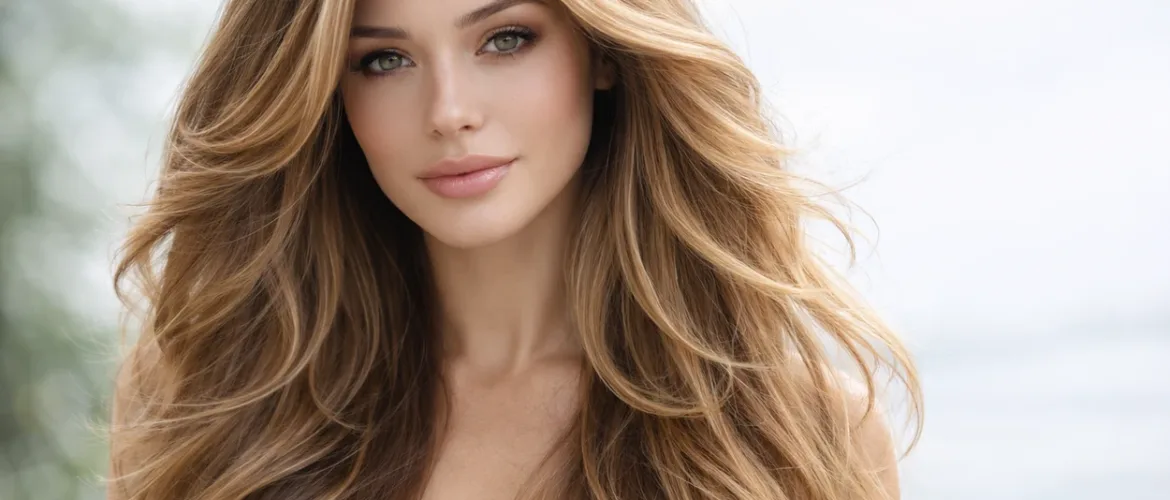 longs cheveux dégradés